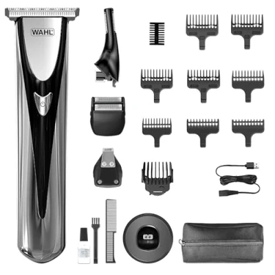Afbeelding van WAHL Elite Groom Multifunctionele Tondeuse 240V 150 min Zilver/Zwart