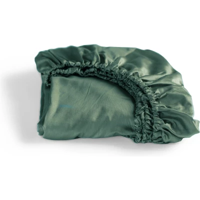 Afbeelding van Cinderella Sundays Hoeslaken (tot 25 cm) Satijn 80x200 cm Green