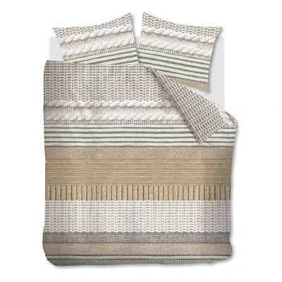 Afbeelding van Ariadne at Home Hug Dekbedovertrek Lits jumeaux 240x200/220 cm Oker