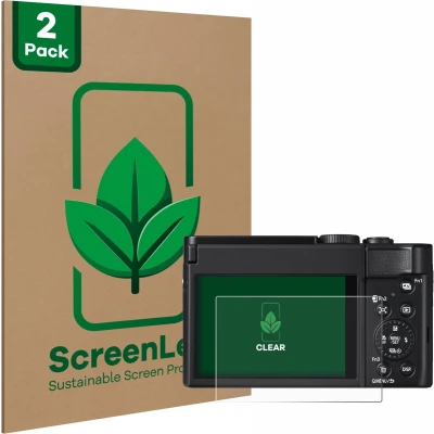 Afbeelding van ScreenLeaf Screenprotector voor Panasonic Lumix DC TZ99 Duurzame schermbescherming Folie Beschermfolie transparant (2 Stuks)