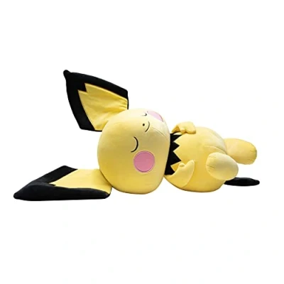 Afbeelding van Pokémon Pichu sleeping / slapend knuffel 45 cm Jazwares