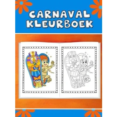 Afbeelding van Leuk carnaval kleurboek voor kinderen