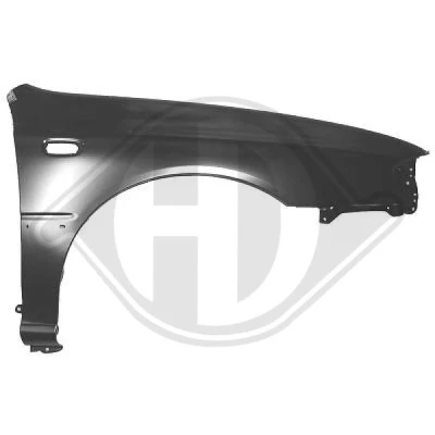 Afbeelding van DIEDERICHS 6230206 Spatbord Rechts voor SUBARU: Impreza I Saloon