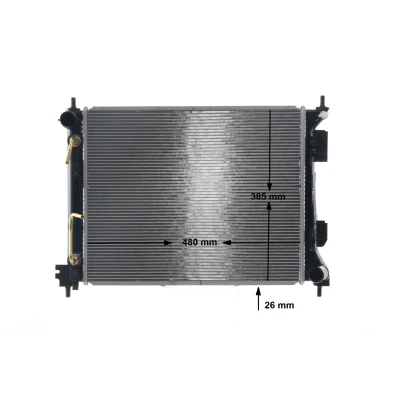 Afbeelding van MAHLE ORIGINAL CR 2269 000S Radiateur 480 385 26 Koelribben gesoldeerd