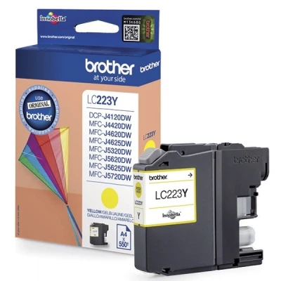 Image de Cartouche d&#039;encre Brother lc223 Jaune