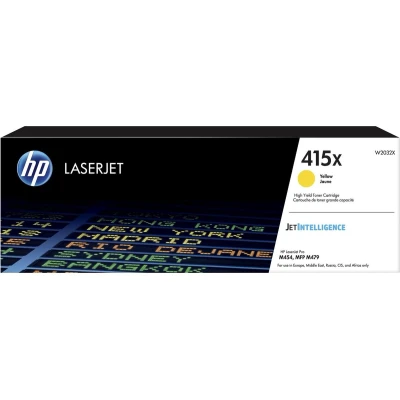 Afbeelding van HP 415X (W2032X) Geel Originele LaserJet Tonercartridge Hoge Capaciteit