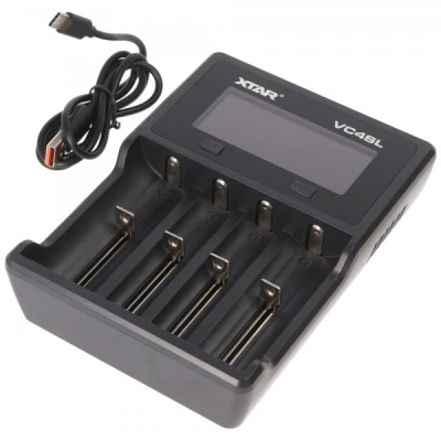 Afbeelding van Xtar VC4SL QC3.0 snellader voor Li ion 3.6V tot 3.7V en NIMH 1.2V accu, zonder voeding