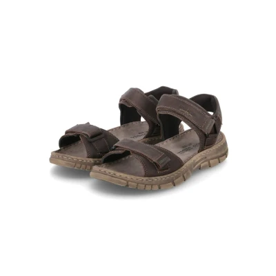 Afbeelding van Josef Seibel Brendan 01 Outdoorsandalen, Heren, Maat: 40, Braun Veloursleer