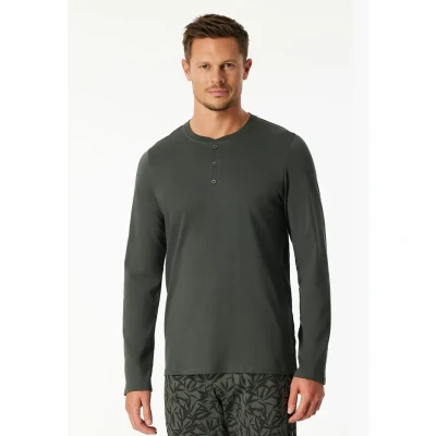 Afbeelding van Schiesser Tshirt Mix+ Relax Donker groen 50