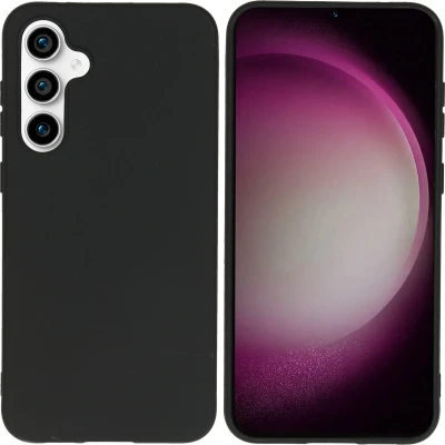 Afbeelding van iMoshion Hoesje Geschikt voor Samsung Galaxy S23 FE Siliconen EasyGrip Backcover Zwart