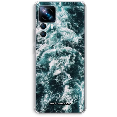 Afbeelding van Case Company® hoesje geschikt voor Xiaomi 12T Zee golf Soft Cover Telefoonhoesje Bescherming aan alle Kanten en Schermrand