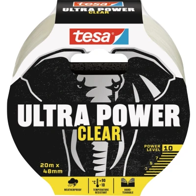 Afbeelding van Tape Tesa 56497 48mmx20m Ultra Power Clear transparant