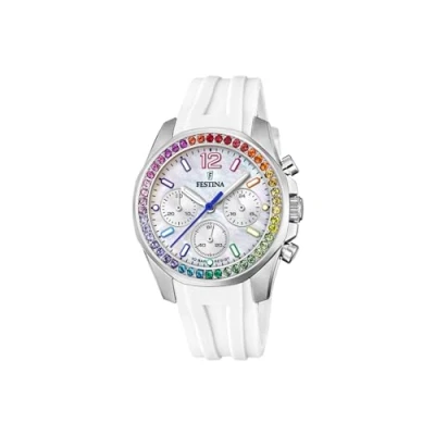 Afbeelding van Festina Chronograaf, Dames, Maat: One Size, Silberfarben