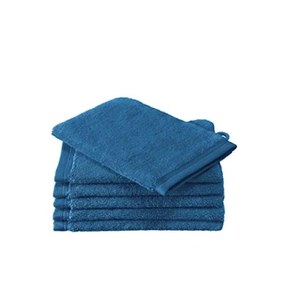 Image de de Witte Lietaer Contessa linge bain Gant toilette (16x22 cm) lot 6 Bleu