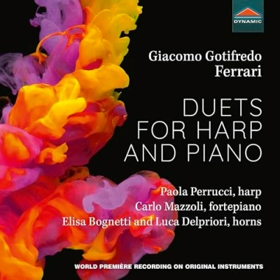 Afbeelding van Paola Perrucci, Carlo Mazzoli &amp; Elisa Bognetti Duets For Harp And Piano (CD)