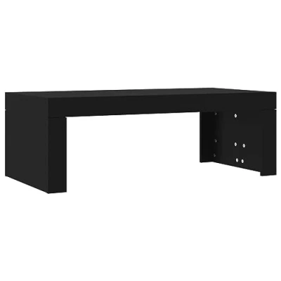 Image de vidaXL Table basse noir 102x50x36 cm bois d&#039;ingénierie823367