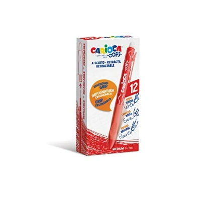 Afbeelding van Pen Carioca Oops Rood 0,7 mm (12 Onderdelen)