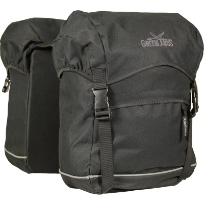 Afbeelding van Dubbele fietstas Greenlands 50 liter 32 x 42 19 cm (x2) zwart