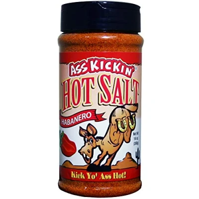 Afbeelding van Ass Kickin&#039; Habanero Hot Salt Net Wt: 14 oz van [Foods]