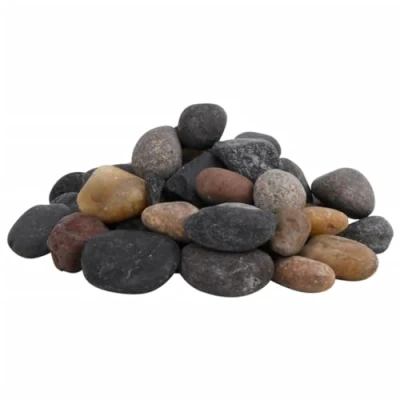 Afbeelding van vidaXL Kiezelstenen gepolijst 5 8 cm 10 kg meerkleurig
