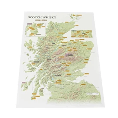 Afbeelding van Whisky Distilleries Collect and Scratch Print