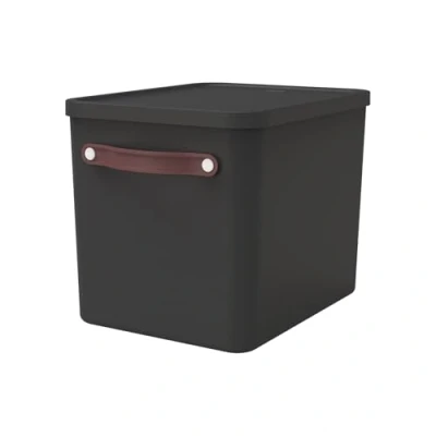 Afbeelding van Rotho My Paper archiefdoos A4, documentenorganizer met inhangers, 40x29,2x29,8 CM, zwart