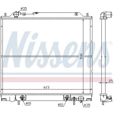 Afbeelding van Nissens Radiateur 62855