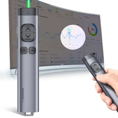 Afbeelding van NORWII N97 Clicker de présentation d&#039;écran TV pour présentations Powerpoint, Powerpoint Clicker, Rremote, Bluetooth Wireless Presenter, Pointeur numérique écran