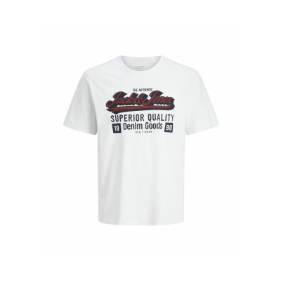 Afbeelding van Jack &amp; Jones Logo Shirt Heren (plussize) Maat XXL