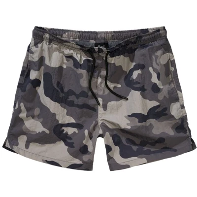 Afbeelding van Brandit Swim Shorts Zwembroek grijs camo S Nylon