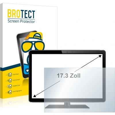 Afbeelding van BROTECT Screenprotector voor Industriële Monitoren met 17.3 inch Schermen [383 mm x 215 mm, 16:9] Folie Beschermfolie matte