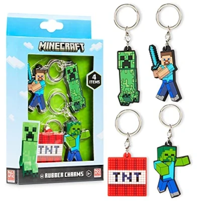 Afbeelding van Minecraft Siliconen kinderarmband, sleutelhanger voor kinderen, cadeau idee, gamer, officiële accessoires,