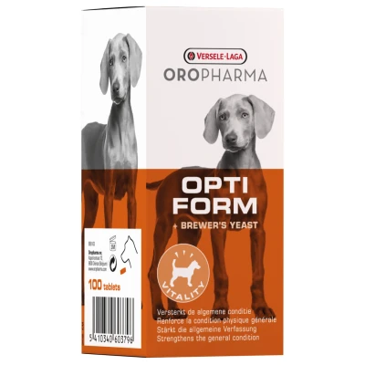 Afbeelding van Versele Laga Oropharma Opti Form Hond Voedingssupplement Gewrichten Spieren 100 tab