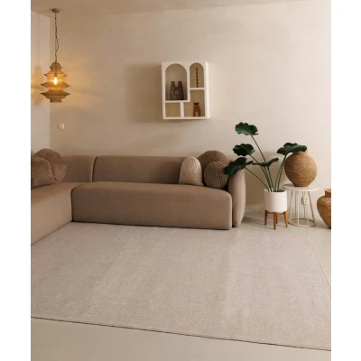 Afbeelding van Laagpolig Vloerkleed Lush Crème 200x300 Cm
