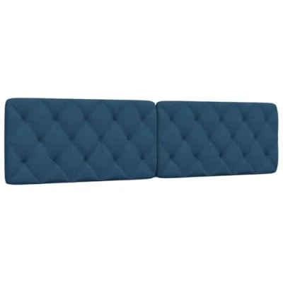 Afbeelding van vidaXL Hoofdbordkussen 200 cm stof blauw