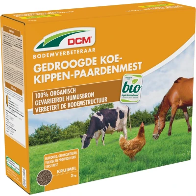 Afbeelding van Gedroogde Koe Kippen Paardenmest 3kg