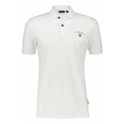 Afbeelding van Napapijri Elbas Poloshirt weiss, Heren, Maat: Small, Weiss