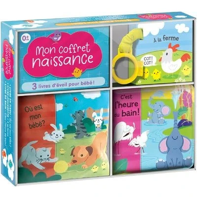 Image de Mon coffret naissance 3 livres d&#039;éveil pour bébé