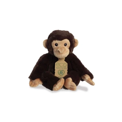 Afbeelding van Eco Nation Pluchen Knuffel Chimpansee 24 cm