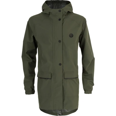 Afbeelding van Agu Go Kids Parka Essential Regenjas Junior Army Green 110 116 Groen Regenkleding &amp; Laarzen