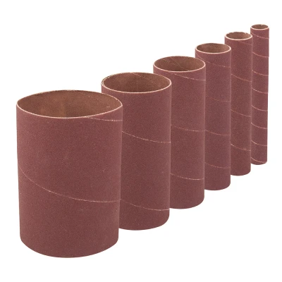 Afbeelding van Silverline Schuurkoker 114 mm x Ø 13, 19, 26, 38, 51 en 76 Korrel 80 6 stuks
