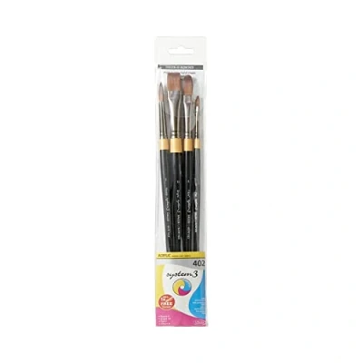 Image de Pinceaux en pochette System 3 n402 avec 4 brosses