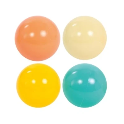 Afbeelding van Ludi Speelballen om te werpen, rollen en voor ballenbad 7 cm, zacht plastic tegen barsten Vanaf 6 Maanden