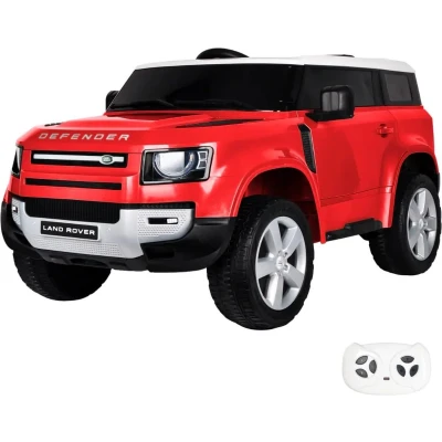 Afbeelding van Elektrische Kinderauto Landrover Defender Rood