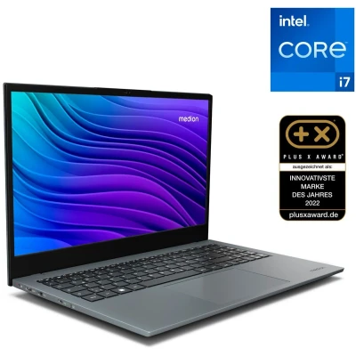 Afbeelding van MEDION 30039035 MD62630 E15433, i7, 15.6&quot;, 1920 x 1080 pixels, 16 GB, 1 TB, Windows 11 Home
