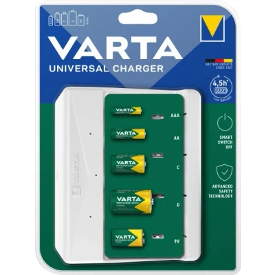 Afbeelding van Varta Batterijlader Universal Charger, Op Blister