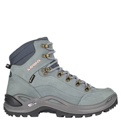 Afbeelding van Lowa Renegade GTX MID WS Outdoorschoenen, Dames, Maat: 37, Eisblau/lachs Nubukleer/ textiel