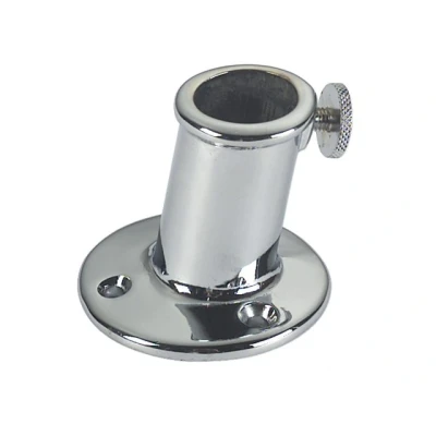 Afbeelding van Onde Vlaggenstokhouder Messing Verchroomd 20mm