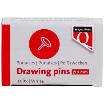 Afbeelding van Punaises Quantore wit 100 stuks Doos a stuk