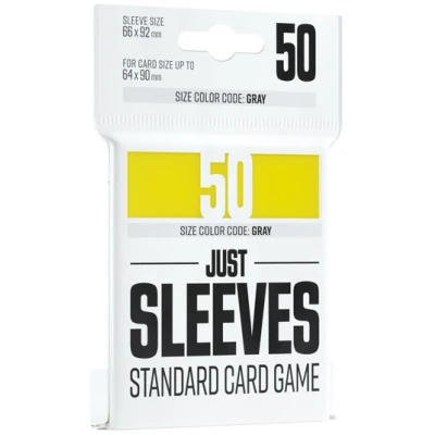 Afbeelding van Just Sleeves Standard Card Game Sleeves: Yellow (50 stuks)